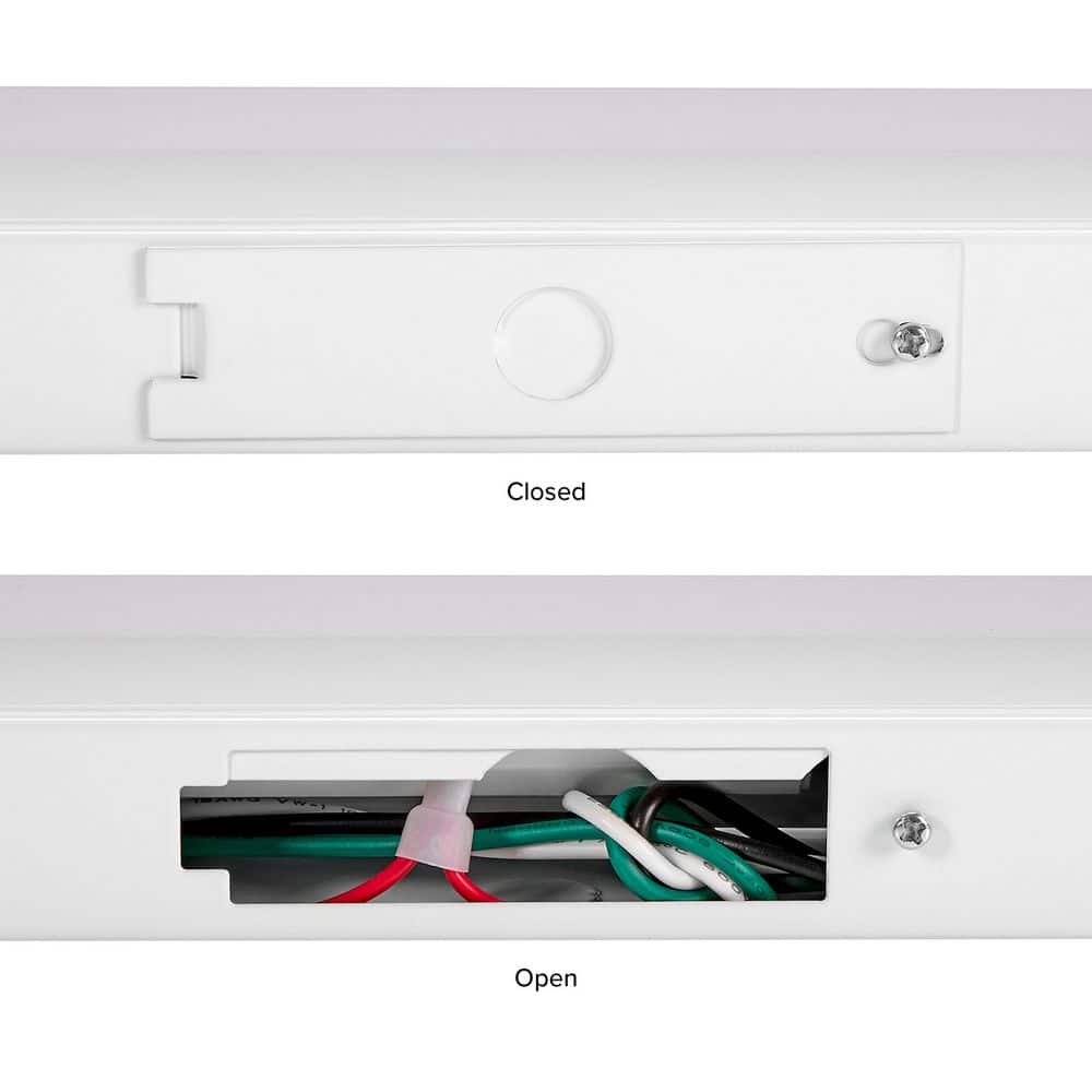 12" White Gloss LED Under Cabinet Light with Color Changing