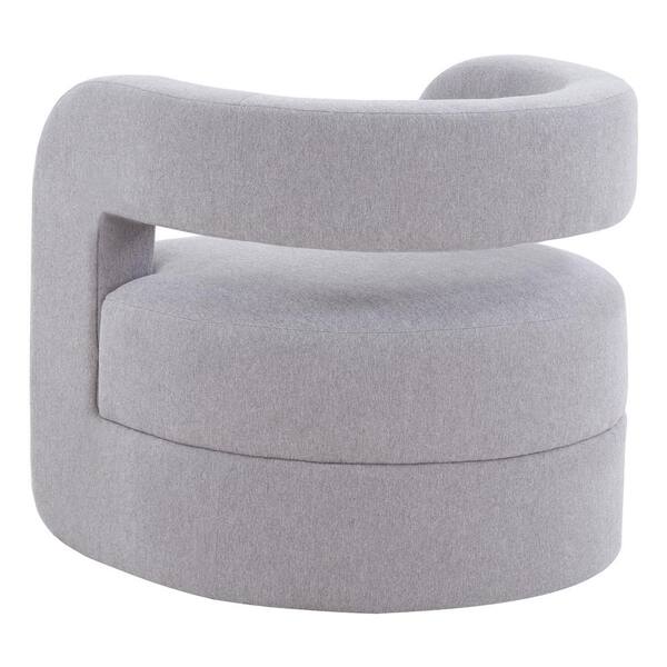 SAFAVIEH Anissa Light Grey Accent Chair SFV4789B - The Home