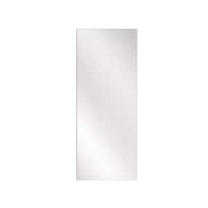 12 in. W x 30 in. H Rectangular Silver Aluminum Recessed/Surface Mount Medicine Cabinet with Mirror, Left Hinge