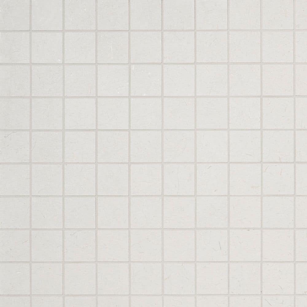Illume White 11.81 in. x 11.81 in. Limestone Look Matte Porcelain Mosaic Floor and Wall Tile (0.96 sq. ft. / Each) price history on PriceWatchPro