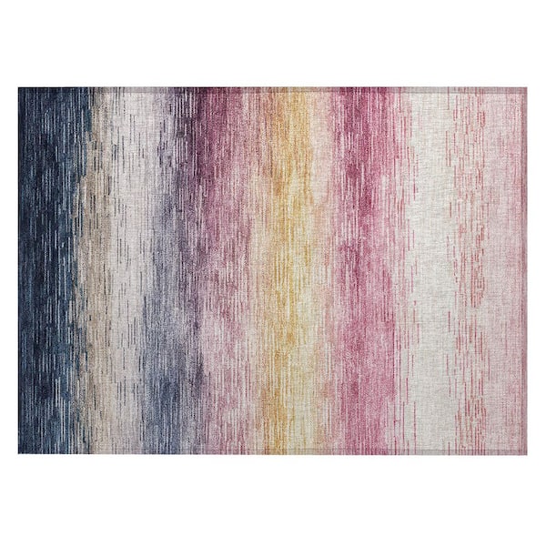 Chantille Machine Washable Indoor/Outdoor Abstract ACN2938 Blush 2 ft. x 3 ft. Accent Rug