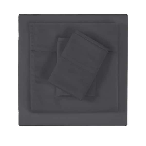 CHRISTIAN SIRIANO NEW YORK 300TC Dark Grey Cotton Sateen Standard Pillowcase (Set of 2)