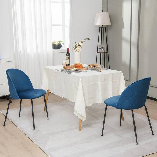 Blue dining room best sale chairs set of 4