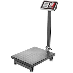 600 lbs. Heavy Duty Foldable Weight Computing Digital Floor Postal Warehouse Scale with Large Platform