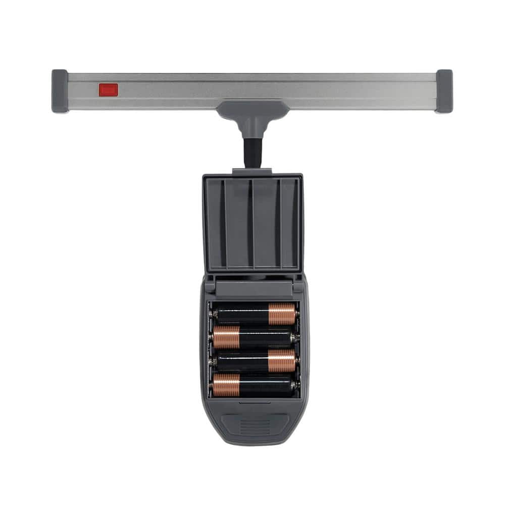 Gray Battery Operated LED Clamp Grill Light