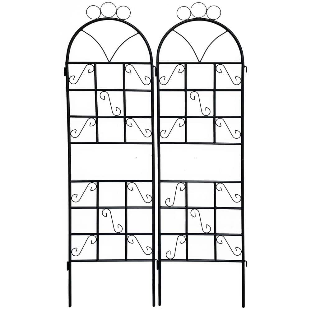Tunearary 72 in. H, Metal Garden Trellis, Outdoor Rustproof Plant Stand