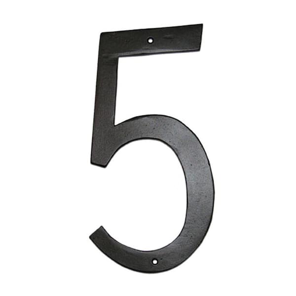 Montague Metal Products 12 in. Standard House Number 5