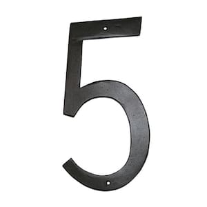 6 in. Standard House Number 5