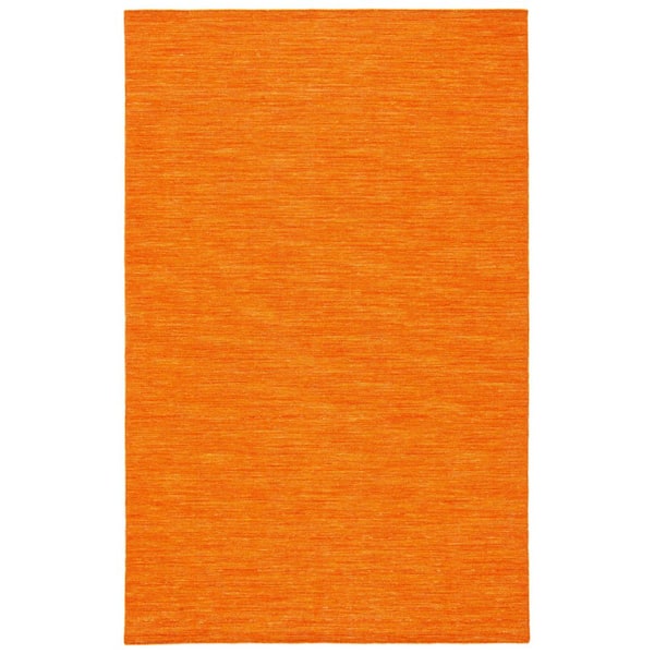 SAFAVIEH Kilim Orange 5 ft. x 8 ft. Solid Color Area Rug