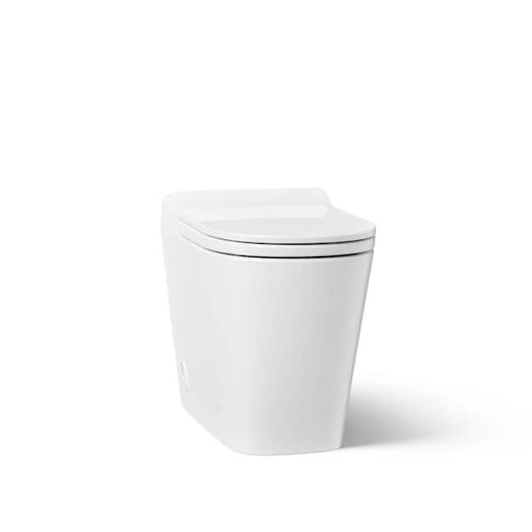Leap Lite 12 in. 1-Piece 1.0/1.28 GPF Dual Flush Elongated Smart Toilet In White