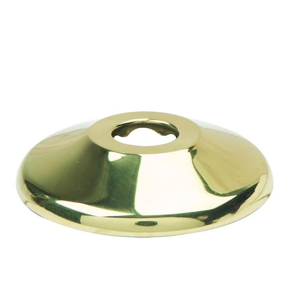 BrassCraft 1/2 in. Nominal (5/8 in. O.D.) Shallow Escutcheon for Copper Pipe in Polished Brass