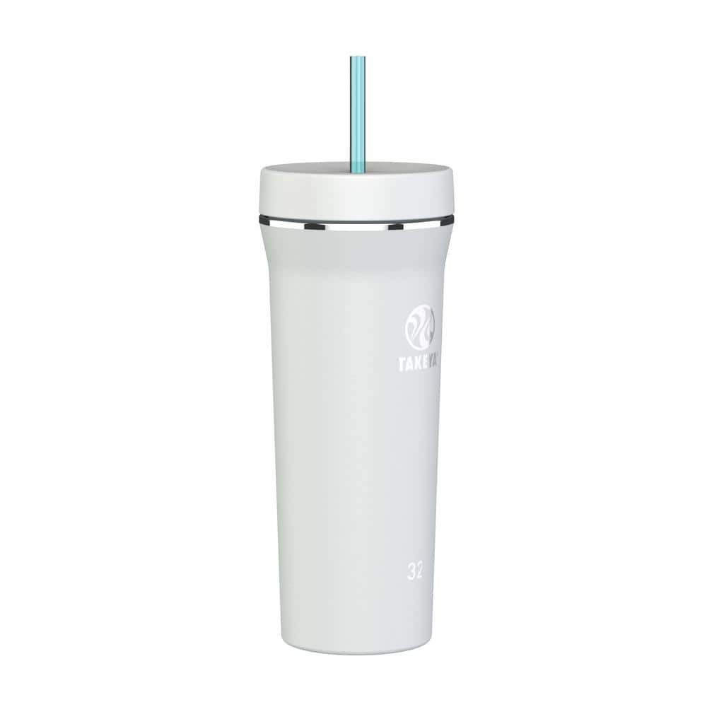 Takeya Tumbler 32 oz. Stainless Steel Standard Straw Tumblr Frost 52455 -  The Home Depot