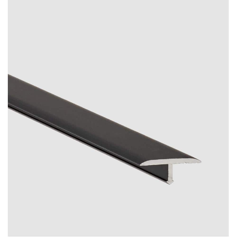 EMAC Novosepara Mini Matt black 1/4 in x 8-1/2 in Aluminium Tile