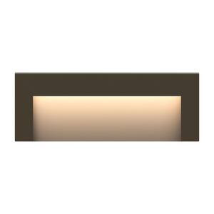 Hinkley Landscape Lighting Taper Wide Horizontal 12v Deck Sconce, Bronze