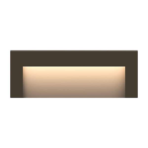 Hinkley Landscape Lighting Taper Wide Horizontal 12v Deck Sconce, Bronze