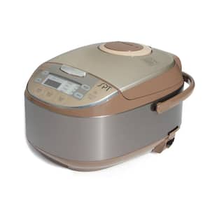 6-Cup Bronze Rice Cooker with 3-Quick Selects, 8-Settings and Delay Timer