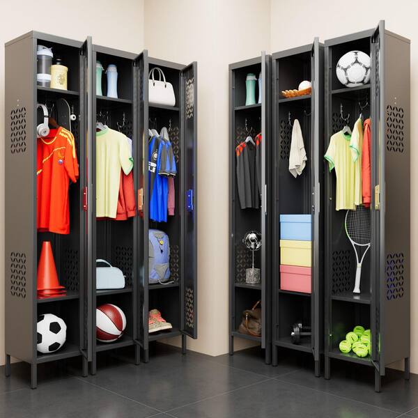 Kaikeeqli Metal Freestanding Cabinet 55 in. H x 15 in. W x 15 in