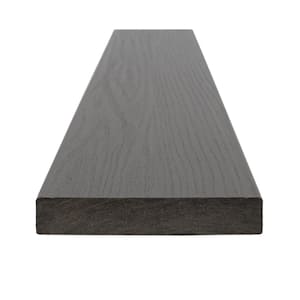 Meridian CoolDeck Citadel 1 in. x 5.4 in. x 20 ft. Solid Edge Capped Composite Decking 10-Piece H-Pack