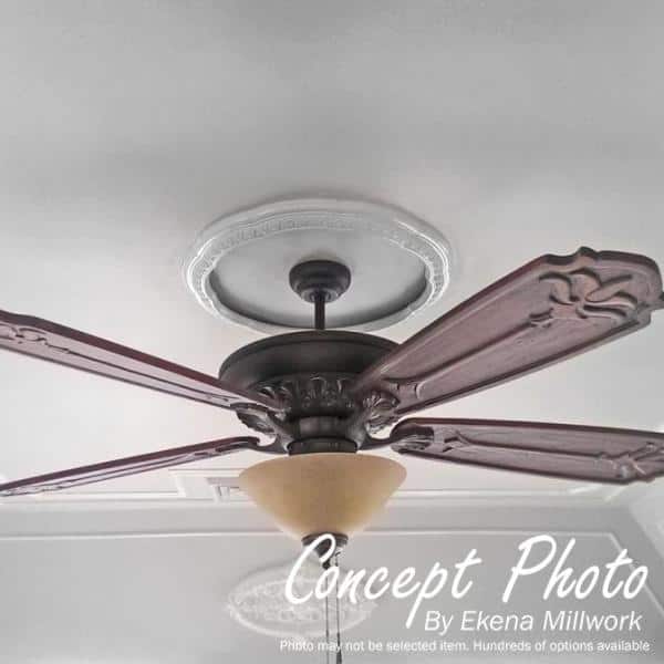 Floral Classic White Polyurethane Ceiling Ring Kit