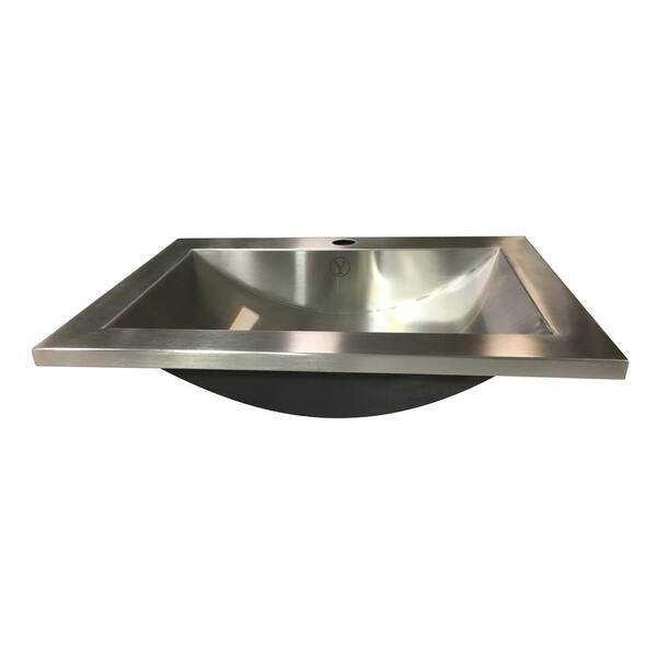 Hardy 16.5 in. Undermount Bathroom Sink in Stainless Steel Hardy 16.5 in. Undermount Bathroom Sink in Stainless Steel