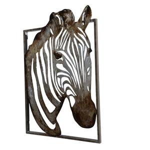 Rusty Unique Zebra Metal Art