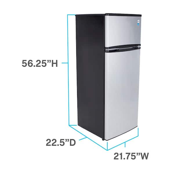 Avanti 7.3 Cu. ft. Apartment Refrigerator - Stainless Steel