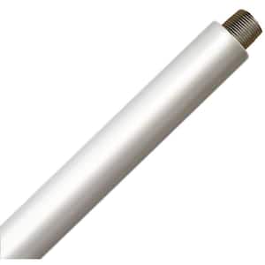 12 in. Polished Nickel Ceiling Light Extension Rod