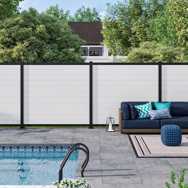 Mixed Materials 0.875 in. x 6 in. x 72.1 in. White Infill Boards (12-Pack)