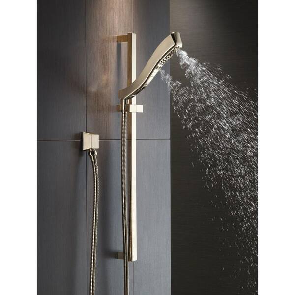 Delta 5-Spray Settings Wall Mount Handheld Shower Head 1.75 GPM in Matte  Black 75511BL - The Home Depot