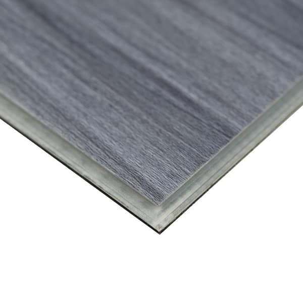 A&A Surfaces Woodlett Outerbanks Gray Glue Down Water Resistant LVP  Flooring LVG2012-0034P - The Home Depot