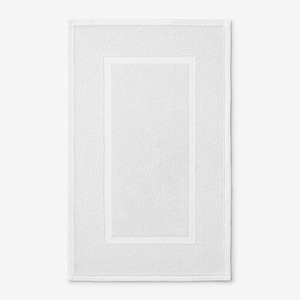 The Company Store Legends White 72 in. x 30 in. Cotton Bath Rug  VK75-30X72-WHITE - The Home Depot