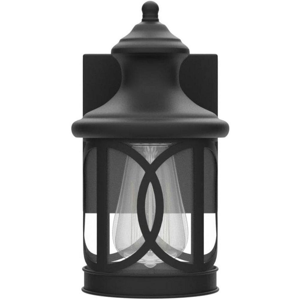 Outdoor Waterproof Wall Sconce, Exterior Light Fixtures Matte Black with Clear Glass Shade(2-Pack) Black Garden Stake price history on PriceWatchPro