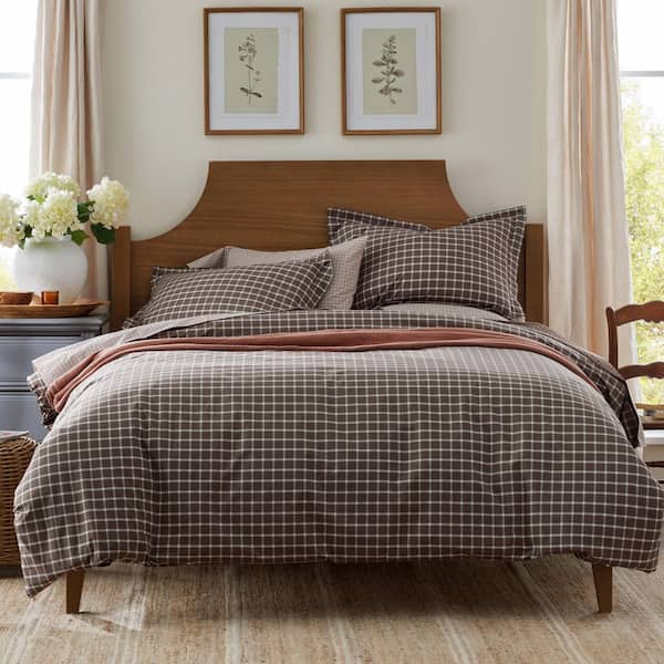 Company Cotton Stripe Yarn-Dyed Percale Duvet Cover