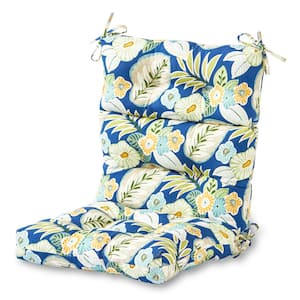 Marlow Floral Outdoor High Back Dining Chair Cushion