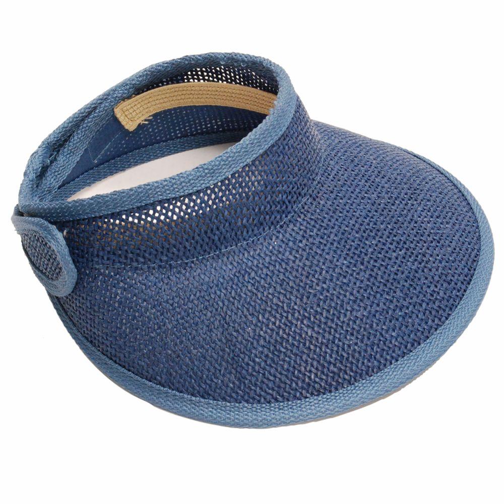 navy blue visor hat