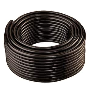 HYDROMAXX 3/8 in. I.D. x 1/2 in. O.D. x 50 ft. Braided Clear Non Toxic,  High Pressure, Reinforced PVC Vinyl Tubing 1531038050 - The Home Depot