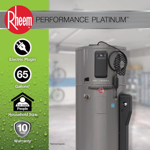 Performance Platinum ProTerra 65 Gal. 120-Volt Plug-in Smart Heat Pump Water Heater with 10-Year Warranty