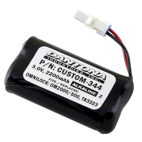 3-Volt Alkaline 2500 mAh Door Lock Battery T83323