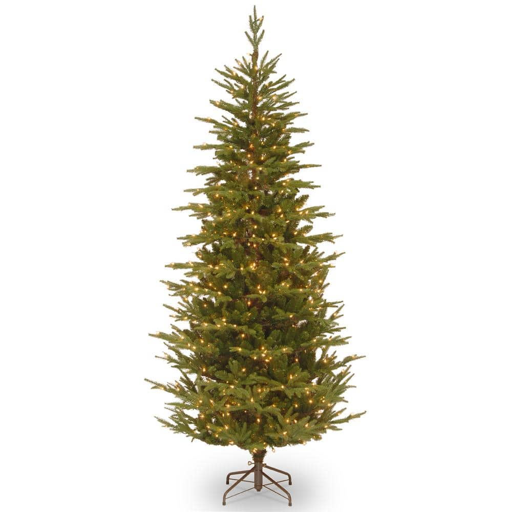 National Tree Company 7.5 ft. Frasier Grande Slim Tree with Clear ...