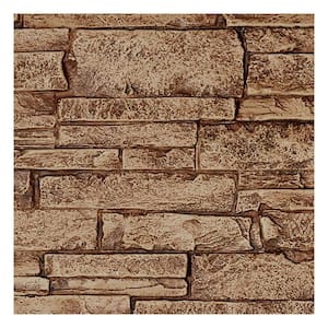 SAMPLE - 1-1/4 in. x 9 in. Sedona Urethane Acadia Ledge Stacked Stone, StoneWall Faux Stone Siding Panel Moulding