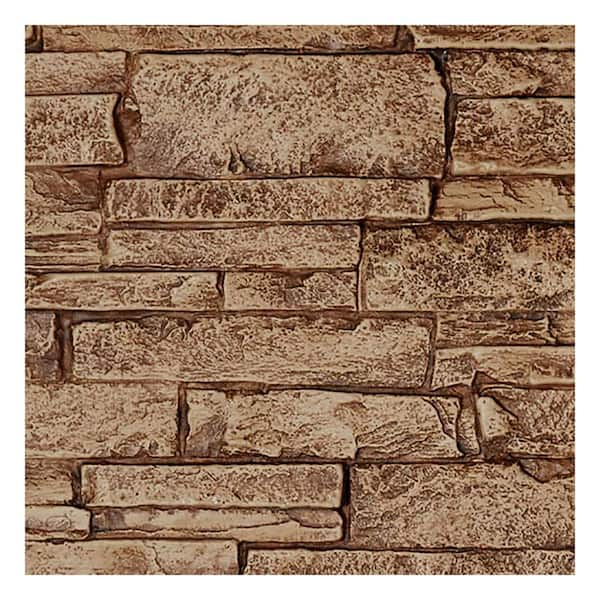Ekena Millwork SAMPLE - 1-1/4 in. x 9 in. Sedona Urethane Acadia Ledge Stacked Stone, StoneWall Faux Stone Siding Panel Moulding