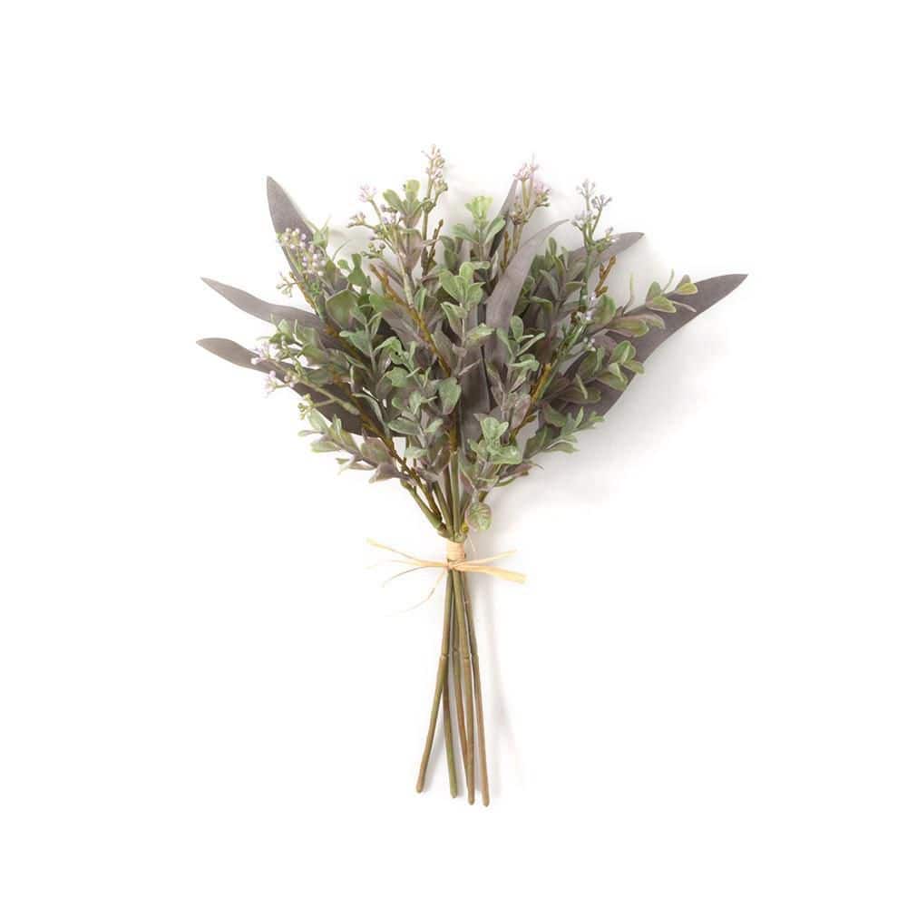 SULLIVANS Artificial 13.5 in. Green Marjoram Leaf Bundle 02561BNDL