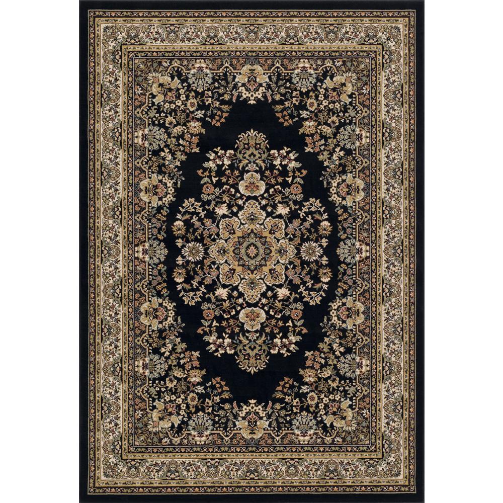 UPC 810024222728 product image for Madeleine Black Oriental 8 ft. x 10 ft. Area Rug | upcitemdb.com