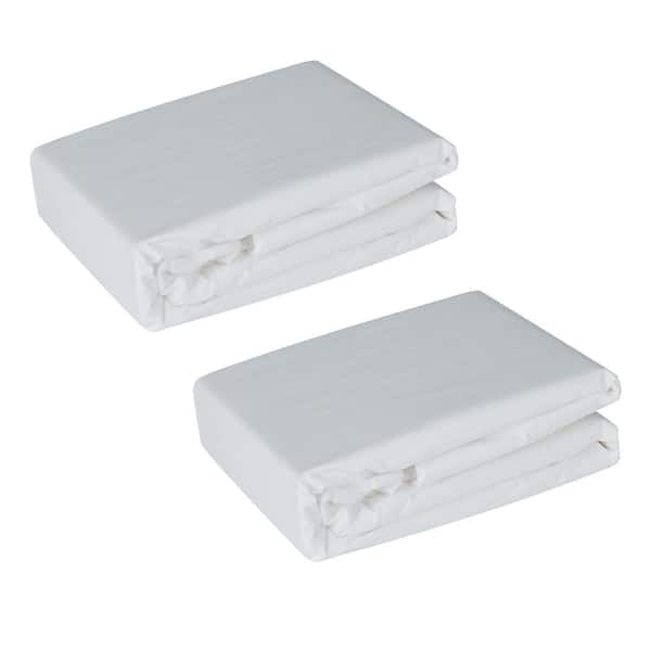 2 Pack Queen Size Cotton Cover Premium Zippered Mattress Protector