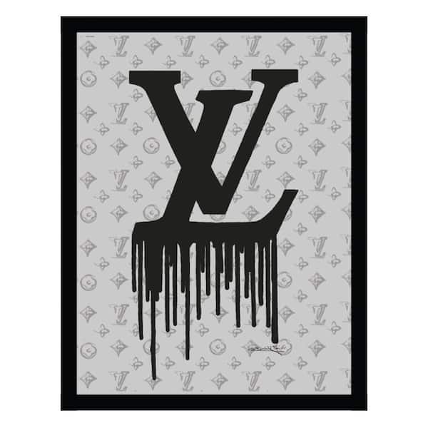 VENICE BEACH Collections Fashion Designer Drip Logo by Fairchild Paris 1-Piece Framed Graphic Print Abstract Poster Art Print 18 in. x 14 in.