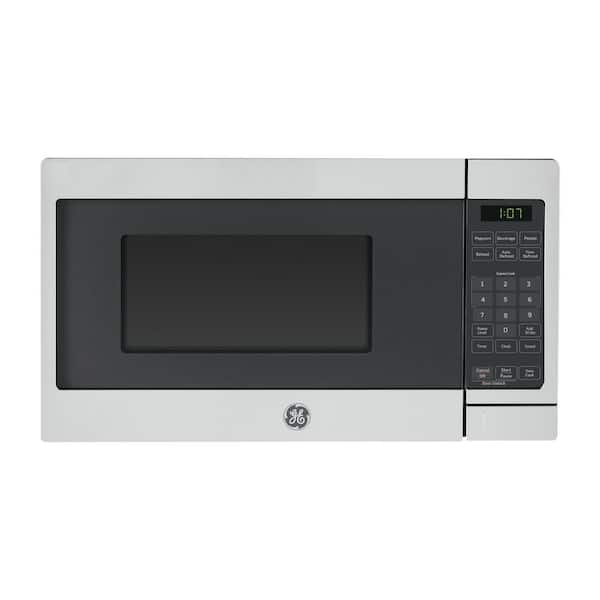 GE 0.7 cu. ft. 700-Watt Spacemaker Countertop Microwave in Stainless Steel