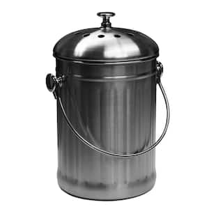 Kitchen Accents - Stainless Steel Kitchen Composter 3 qt.