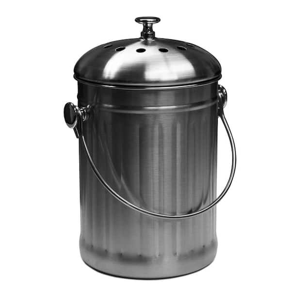 Good Ideas Kitchen Accents - Stainless Steel Kitchen Composter 3 qt.