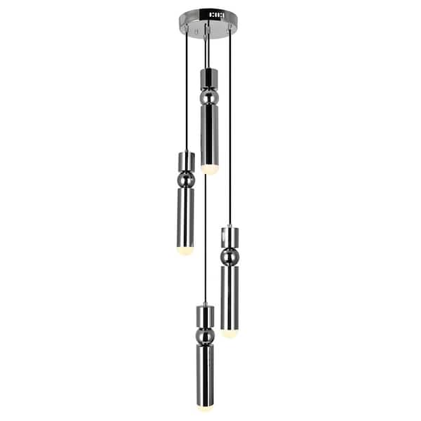 Chime LED Pendant With Polished Nickel Finish