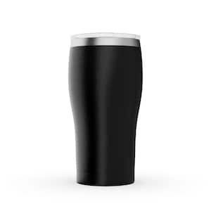 20 oz. Panther Black Insulated Stainless Steel Tumbler with Slide Lid